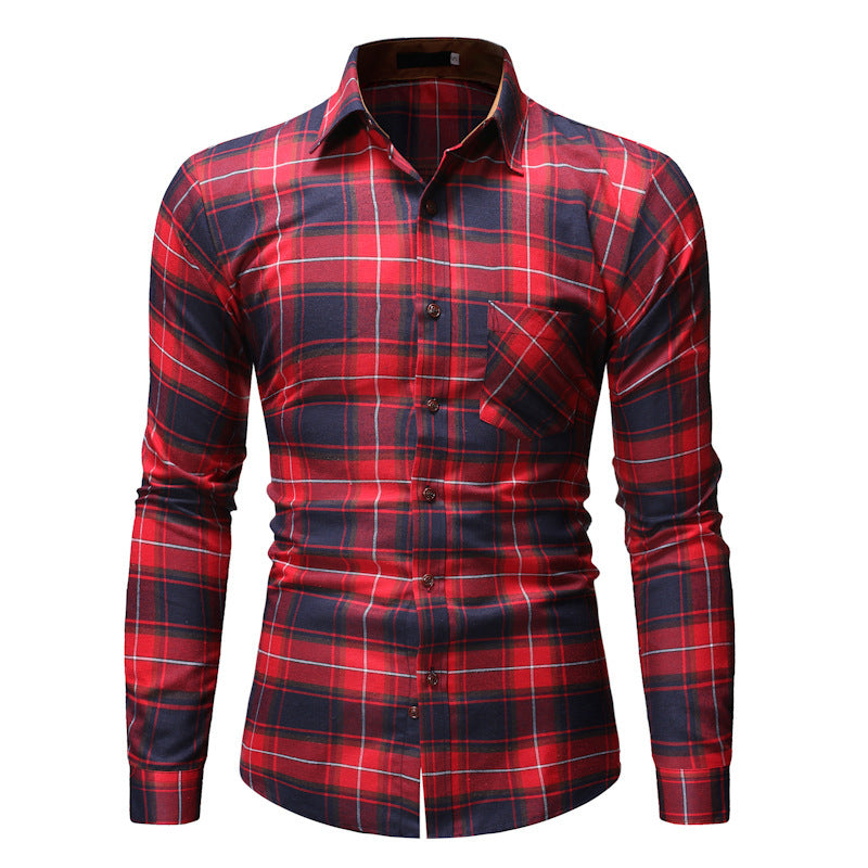 Long Sleeve Shirt with Cube Pattern