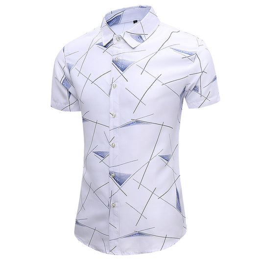Short Sleeve Summer Shirt in Casual Cut