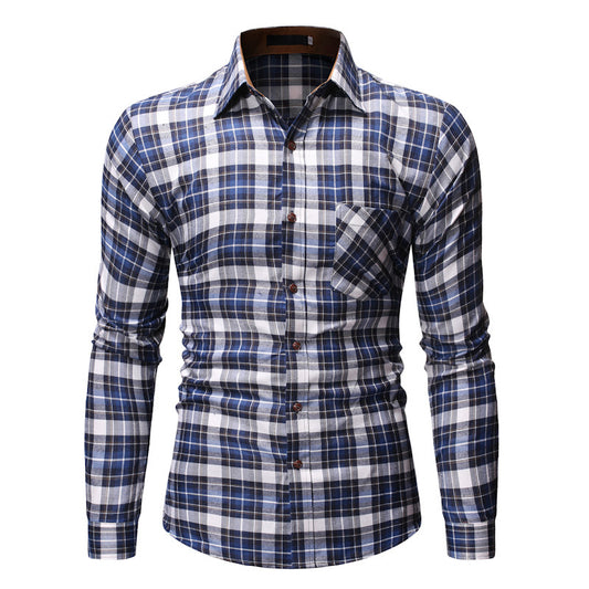 Long Sleeve Shirt with Cube Pattern