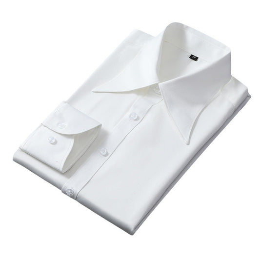 Solid Color Business Shirt