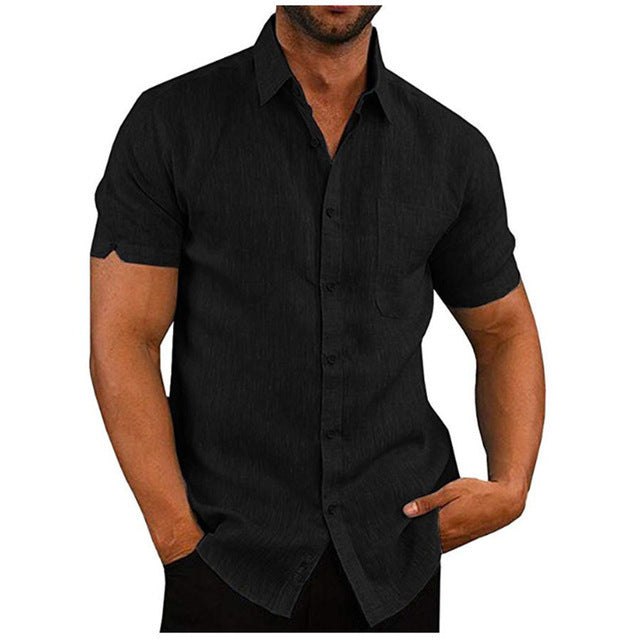 Men's Casual Summer Short Sleeve Shirt